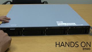 Buffalo 16TB TeraStation 3400r 1U 4Bay NAS Server Hands On [upl. by Anelak396]