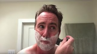 Colonel Conks Bay Rum Shaving Soap and Thoughts on Gillettes New Safety Razor [upl. by Akiv]