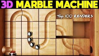 Top 100 3D Rube Goldberg Montage  Dynamic Machines [upl. by Dnomaj958]