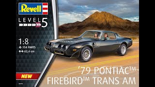 Revell 18 Scale Pontiac Firebird TransAm Model Kit UNBOXING By Mr Fusion Designs [upl. by Chu]