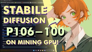 P106100 Stable Diffusion Testing generate AI di VGA Card 400ribu [upl. by Anileme454]