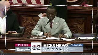 Yusef Salaam leads council hearing on wrongful convictions [upl. by Aniar785]