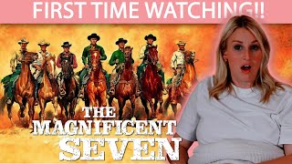 THE MAGNIFICENT SEVEN 1960  FIRST TIME WATCHING  MOVIE REACTION [upl. by Nyrac889]