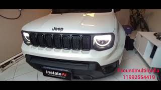 Jeep Renegade PcD 2024 Instalação da Multimídia  Padle Shift  Comando de Ar Digital e Kit Milha [upl. by Akselav]