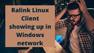 Ralink Linux Client showing up in Windows network [upl. by Cordi]