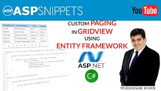 ASPNet Entity Framework GridView Custom Paging tutorial [upl. by Newfeld]