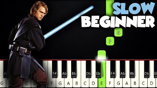 Star Wars The Force Awakens  Piano Tutorial  Sheets [upl. by Teraj]