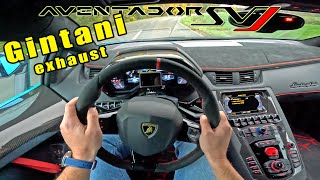 Lamborghini Aventador SVJ  9000RPM F1 V12 SOUND POV [upl. by Giorgi]