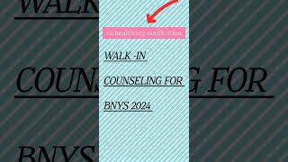 Walk in counseling for BNYS 2024 bnys tamilnadu walkincounselling naturopathy drtamilponnudd [upl. by Stalk]