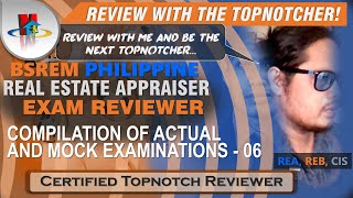 COMPILATION OF ACTUAL AND MOCK EXAMINATIONS 06  REAL ESTATE APPRAISER EXAM REVIEWER [upl. by Neitsirk]