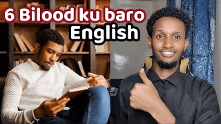 6 Bilood ku baro English ka  Lesson 01  Johar Academys english course [upl. by Steffy]