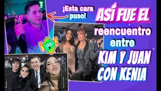 ASÍ FUE EL REENCUENTRO DE KIM Y JUAN CON KENIA OS EN LOS GRAMMY [upl. by Annovad]