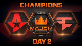 Astralis vs FaZe  Mirage FACEIT Major London 2018 [upl. by Lesoj]