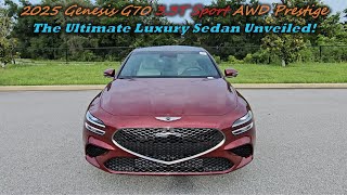 2025 Genesis G70 33T Sport AWD Prestige The Ultimate Luxury Sedan Unveiled [upl. by Gayner830]