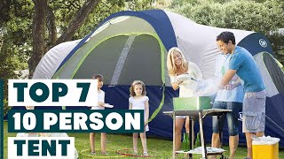 Best 10Person Tents for Camping Coleman EchoSmile amp More [upl. by Sile]