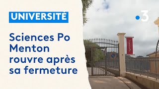 Sciences Po Menton rouvre après un blocage détudiants propalestiniens [upl. by Aihsenor]