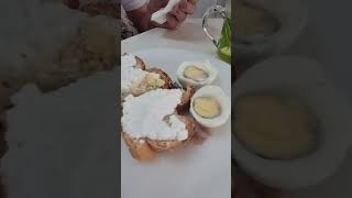 SIMPLENG ALMUSAL❗️EGG AT TINAPAY asmrcooking asmr shorts ytviral fyp satisfying breakfast [upl. by Nueoht]