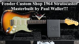 Fender Masterbuilt Custom Shop Stratocaster 1964 HREL 3TSB Paul Waller [upl. by Yrdua]