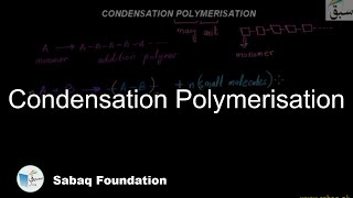 Condensation Polymerisation Chemistry Lecture  Sabaqpk [upl. by Ammann121]