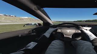 Tesla Model 3 Performance lap time at Vallelunga [upl. by Ahtikal]