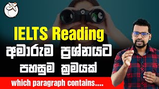 IELTS Reading which paragraph contains the following information IELTS Academic reading tips [upl. by Bak]