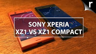 Sony Xperia XZ1 vs XZ1 Compact Little versus large [upl. by Ivad]