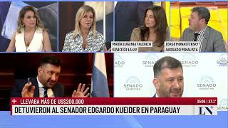 Detuvieron al senador Edgardo Kueider en Paraguay tenía más de US200000 sin declarar [upl. by Ina]