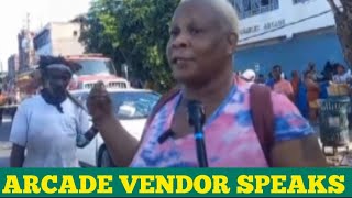 Who set Pearnel Charles Arcade on fire  Vendor Speaks 95 Shops burn to ashes we need help [upl. by Anwat]