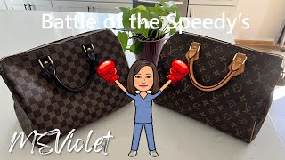 COMPARISON LV Speedy 30 Classic Monogram vs Damier Ebene Which One is Better ProsConsReview [upl. by Mcgean]