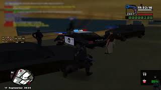 NCRP  theft of bank money and hostages  gtasanandreas gtamultiplayer gtasamp [upl. by Ahseket106]