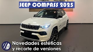 Nuevo Jeep Compass 2025  PRECIOS versiones equipamiento y mecánica ¿Qué perdió [upl. by Dam]