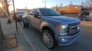 2020 ford F350 67 dually on 30quot amani forged custom paint CLEAN DIESEL ⛽️ [upl. by Rafaelof]