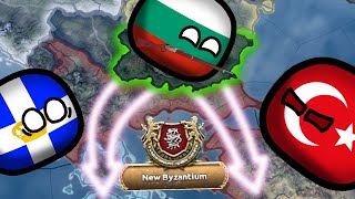 Can Bulgaria reform the BYZANTINE Empire WW1  Hoi4 [upl. by Kahn]