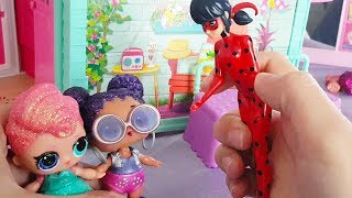 Ladybug aiuta le LOL Surprise a ritrovare la Lil Sister Le avventure di Miraculous [upl. by Yaeger]