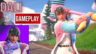 New Dali Skin Gameplay September Crew Pack Fortnite [upl. by Ahsiuqat]