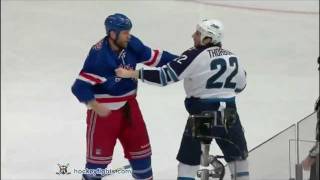 Chris Thorburn vs Michael Rupp Round 1 Jan 24 2012 [upl. by Renee]