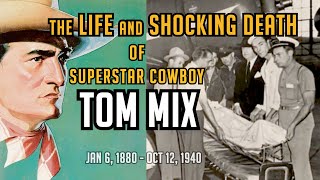 RIP Life and Death of TOM MIX in his 1936 Cord What really happened  Tom in TERROR TRAIL [upl. by Abshier383]