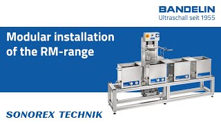 Modular installation of the SONOREX RMrange from BANDELIN [upl. by Lucic]