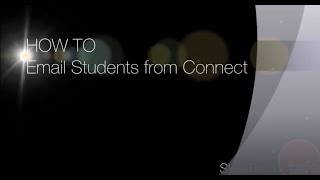 HOW TO Email Students from Connect [upl. by Dorine]