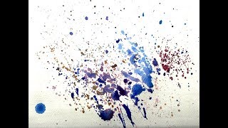 Watercolour Splashing and Spattering Techniques with Chris Petri [upl. by Hannis]