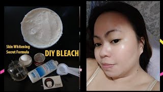 Skin Whitening Secret Formula  DIY Skin Lightening Bleach [upl. by Netsrijk]