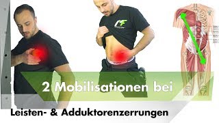 Die 2 besten Mobilisationen bei Leistenproblemen amp Adduktorenzerrungen [upl. by Yhtuv811]