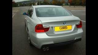 BMW 318D amp 320D E90E91 Performance Exhaust by Cobra Sport Exhausts [upl. by Eslud477]