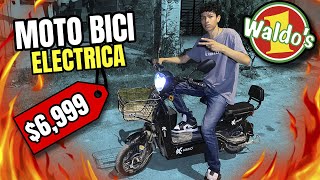 PROBAMOS LA MOTO ELECTRICA VIRAL DE WALDOS GsusRod [upl. by Enisaj]