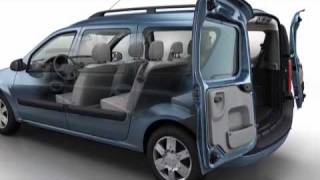 Dacia Logan MCV  Modularidad 3D [upl. by Desimone]