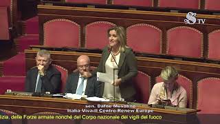 Dichiarazione voto Senato organizzazione Forze dellordine [upl. by Eceirtal]