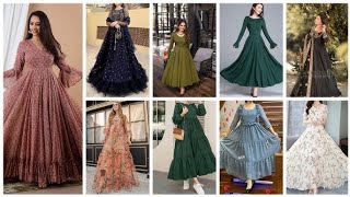 Latest Long Frock Designs  Graceful Frocks Designs  Frock Designing Ideas [upl. by Zanlog]