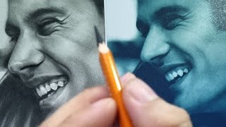 Easy Pencil SHADING Realistic Portrait Skin Tone Drawing Tutorial [upl. by Ozne]