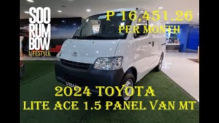 2024 Toyota Lite Ace 15 Panel Van MT Review Downpayment amp Monthly [upl. by Ramar]