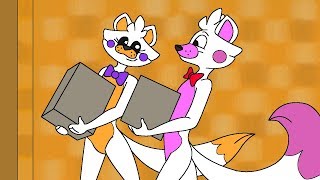 Minecraft Fnaf Lolbit and funtime Foxy move in together Minecraft Roleplay [upl. by Shakespeare]